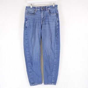 American Eagle Mom‎ Jean Denim Blue Jeans Size 6 28/27 Mid Rise